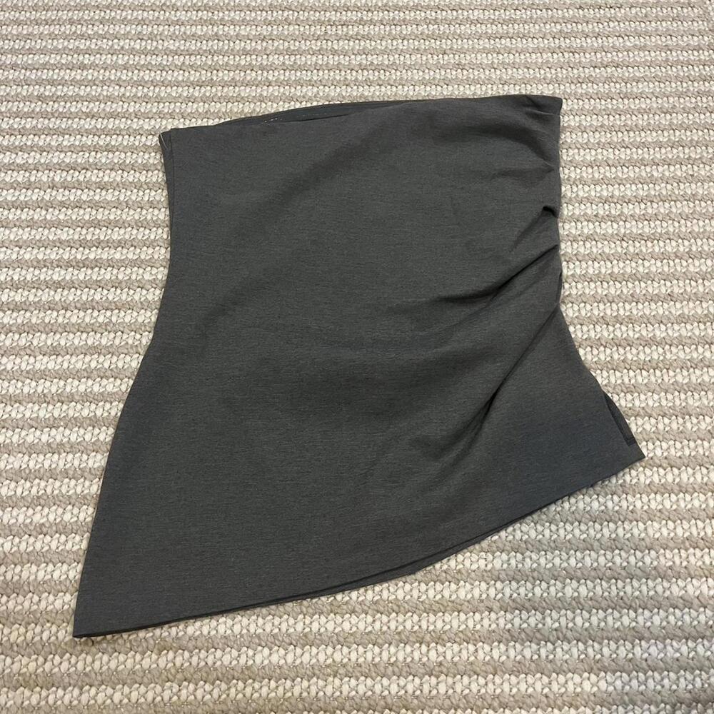Rag & Bone Irina Asymmetric Ruched Strapless Top - Picture 5 of 6